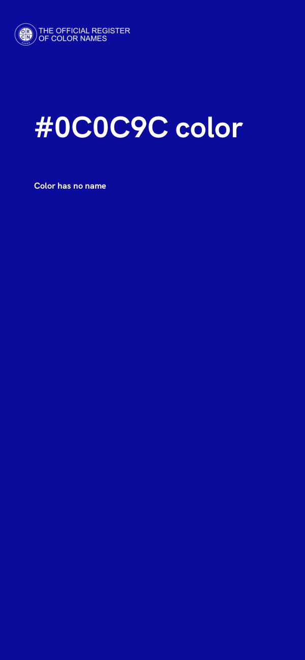 #0C0C9C color image