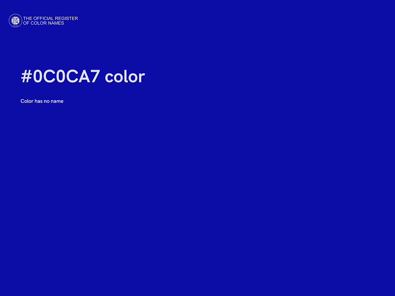 #0C0CA7 color image