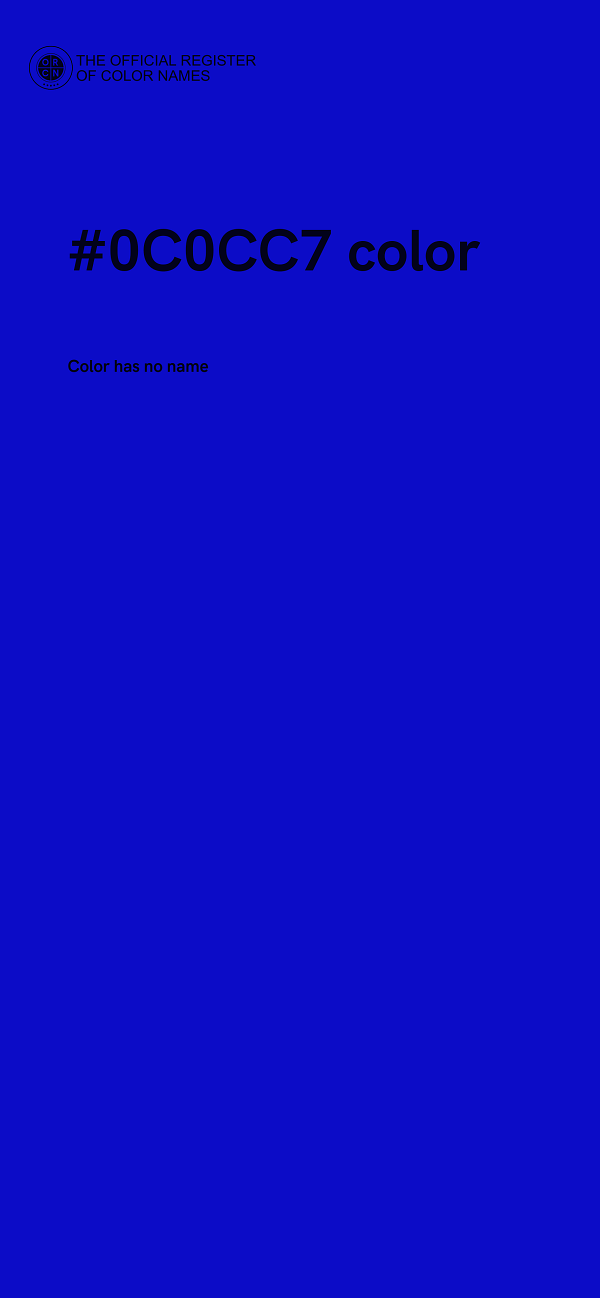 #0C0CC7 color image