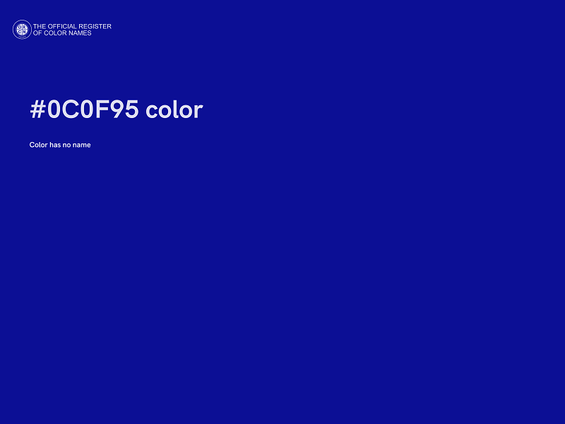 #0C0F95 color image