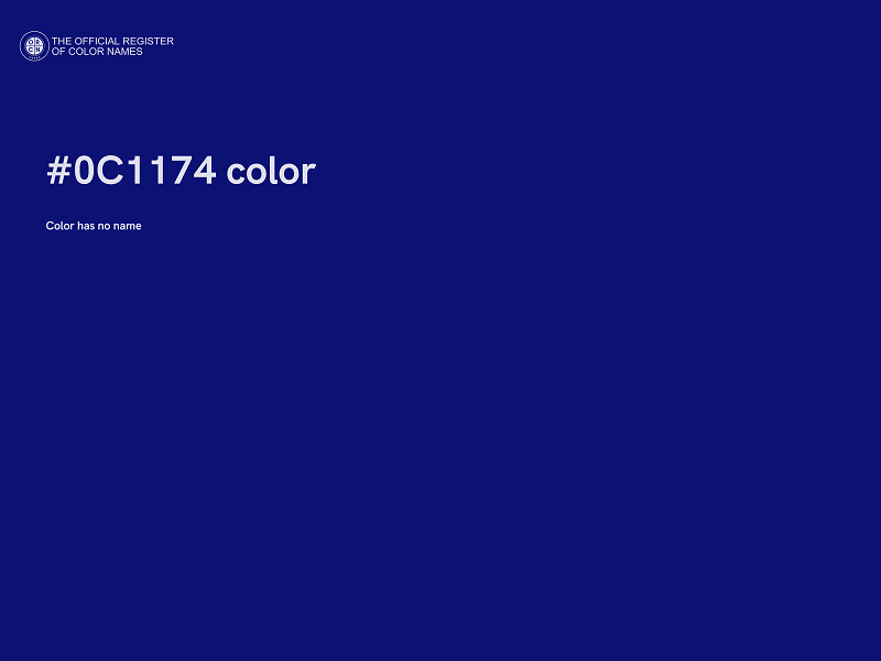 #0C1174 color image