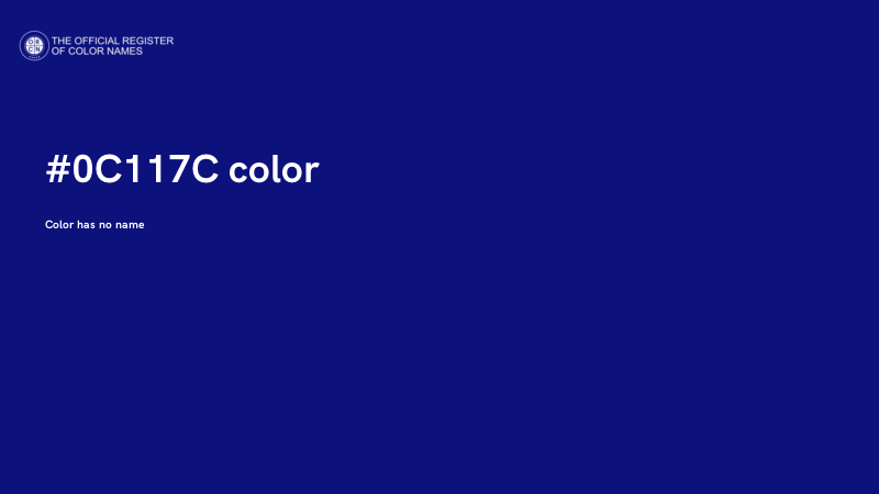 #0C117C color image