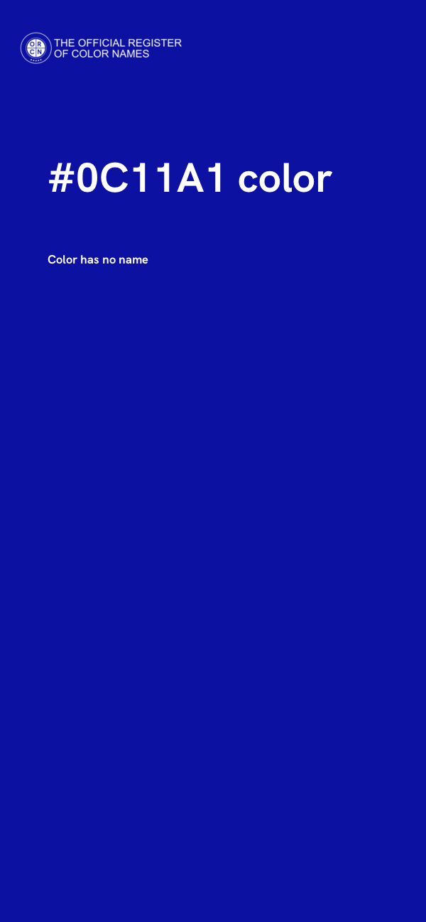 #0C11A1 color image