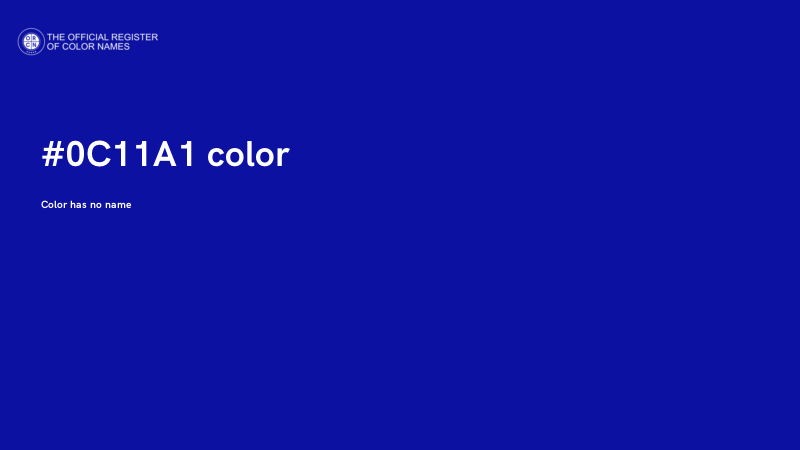 #0C11A1 color image