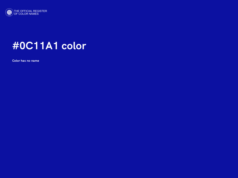 #0C11A1 color image