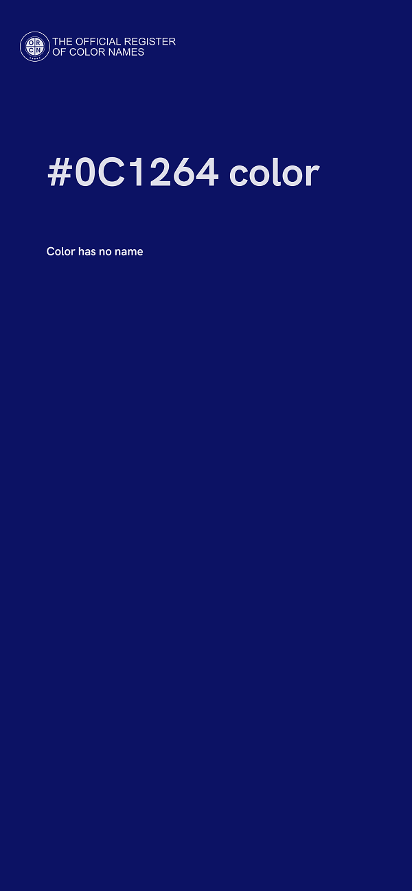 #0C1264 color image