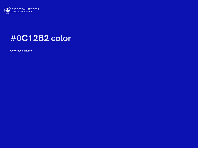 #0C12B2 color image