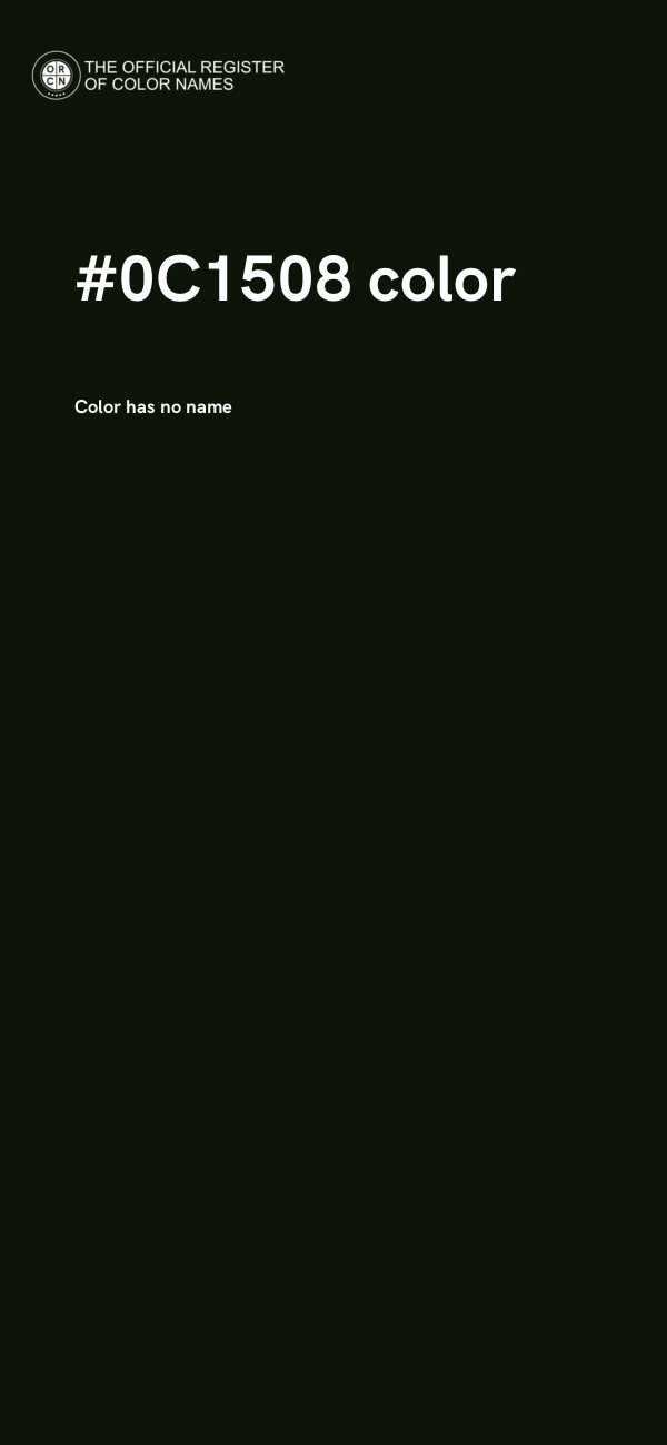 #0C1508 color image