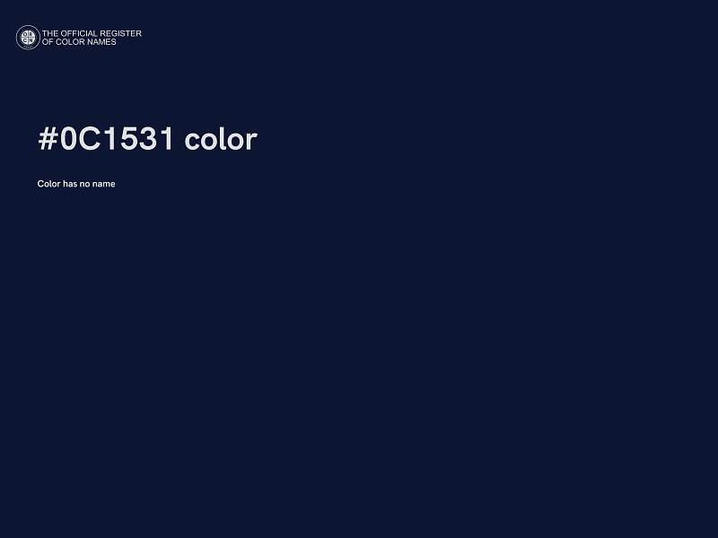 #0C1531 color image