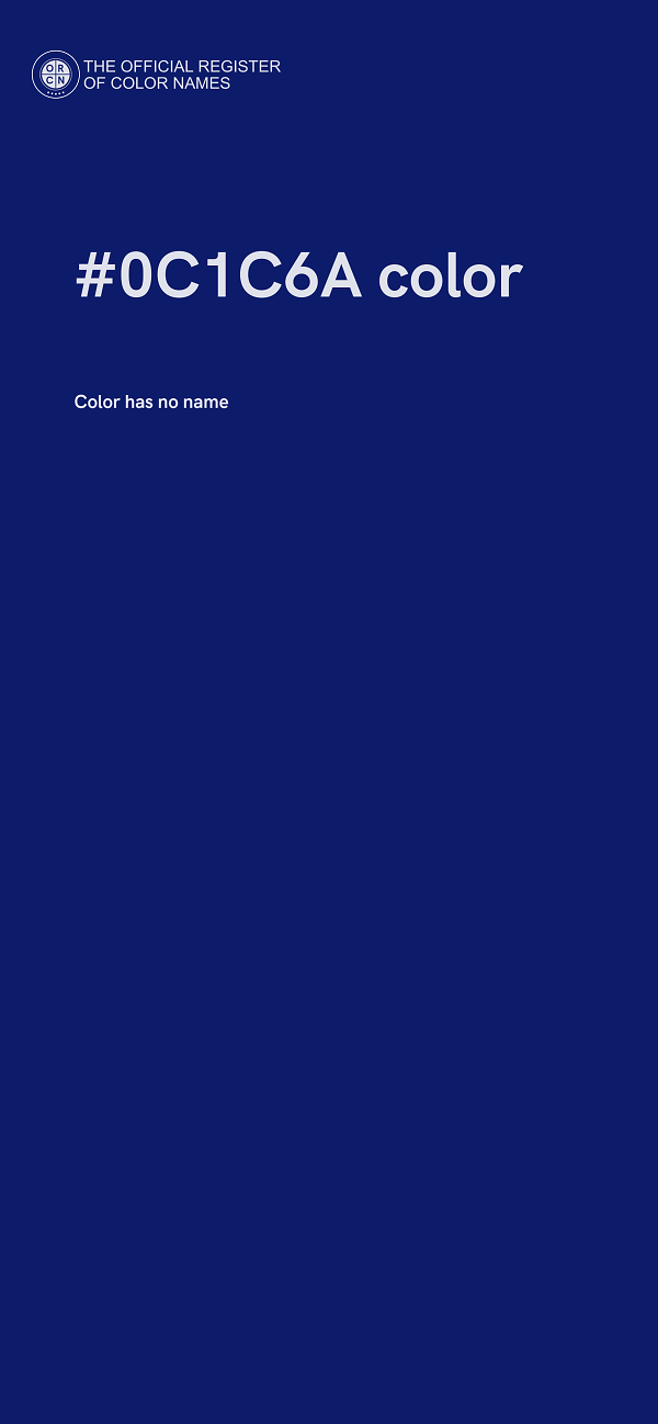 #0C1C6A color image