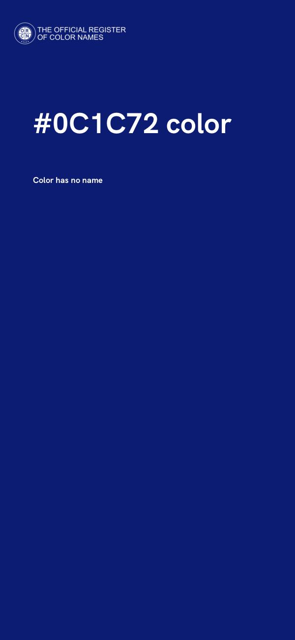 #0C1C72 color image