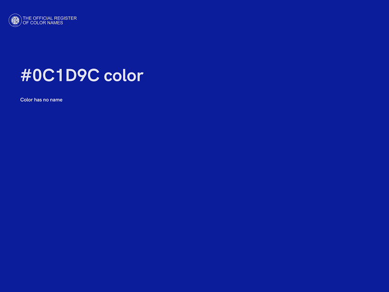 #0C1D9C color image