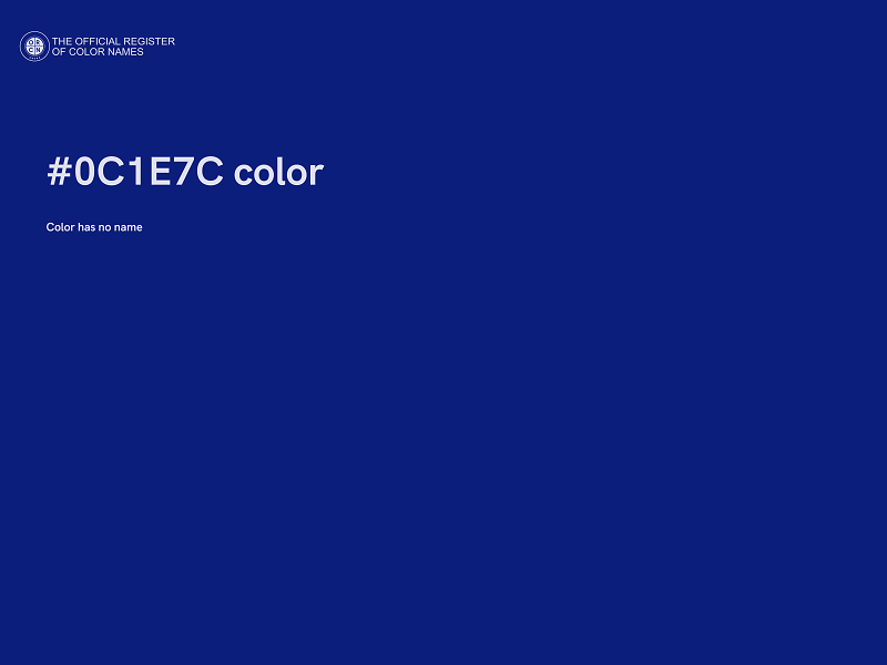 #0C1E7C color image