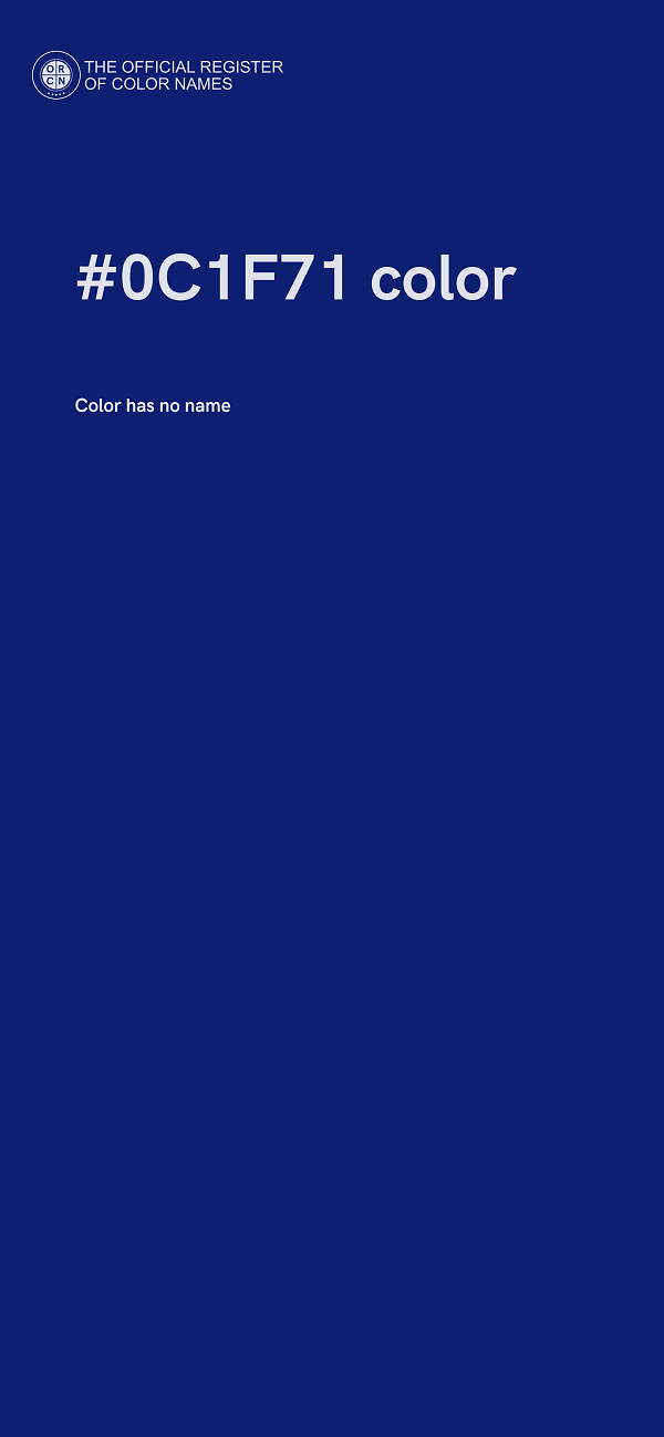 #0C1F71 color image