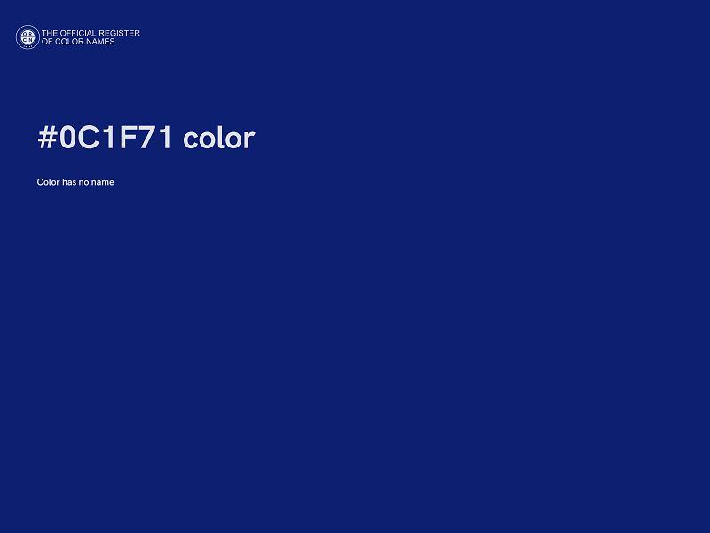 #0C1F71 color image