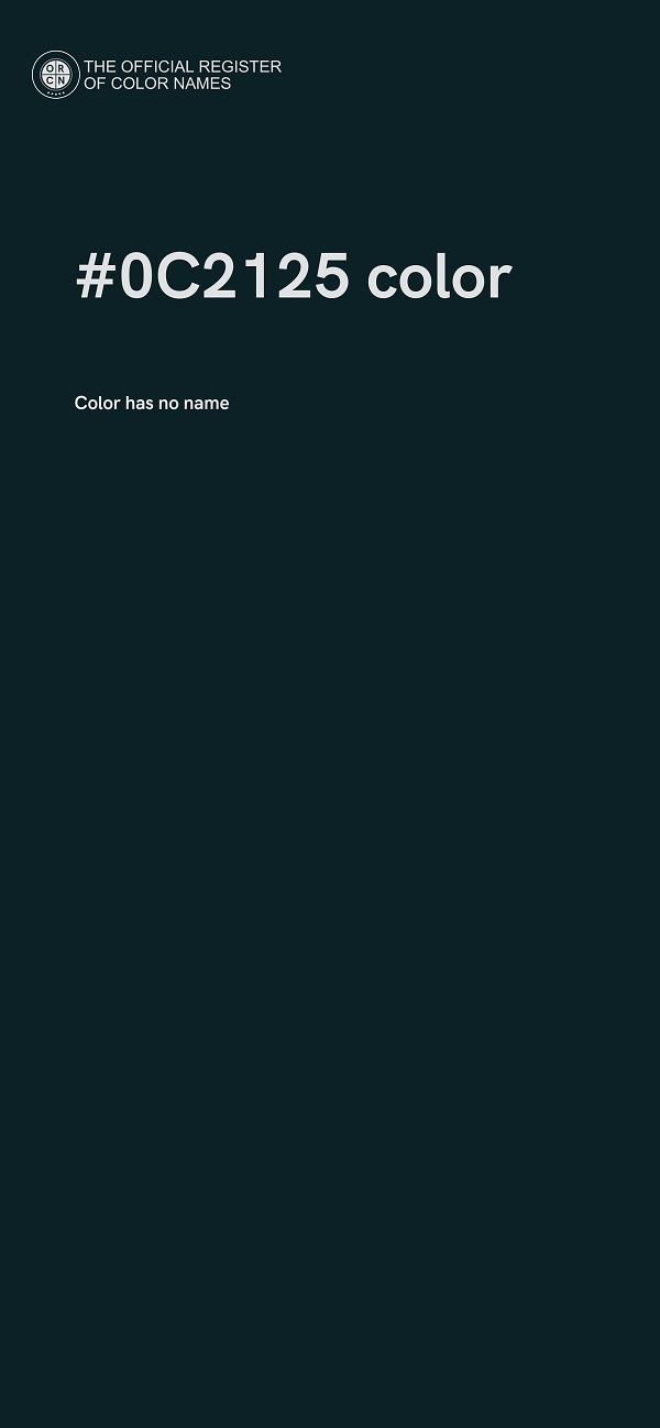 #0C2125 color image