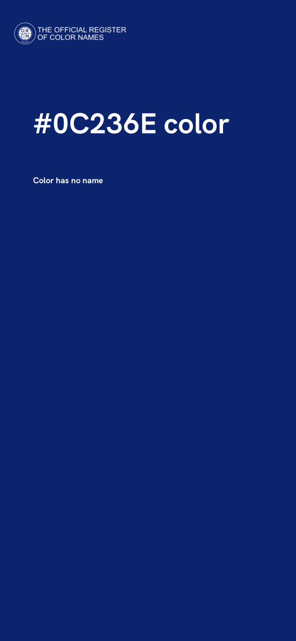 #0C236E color image