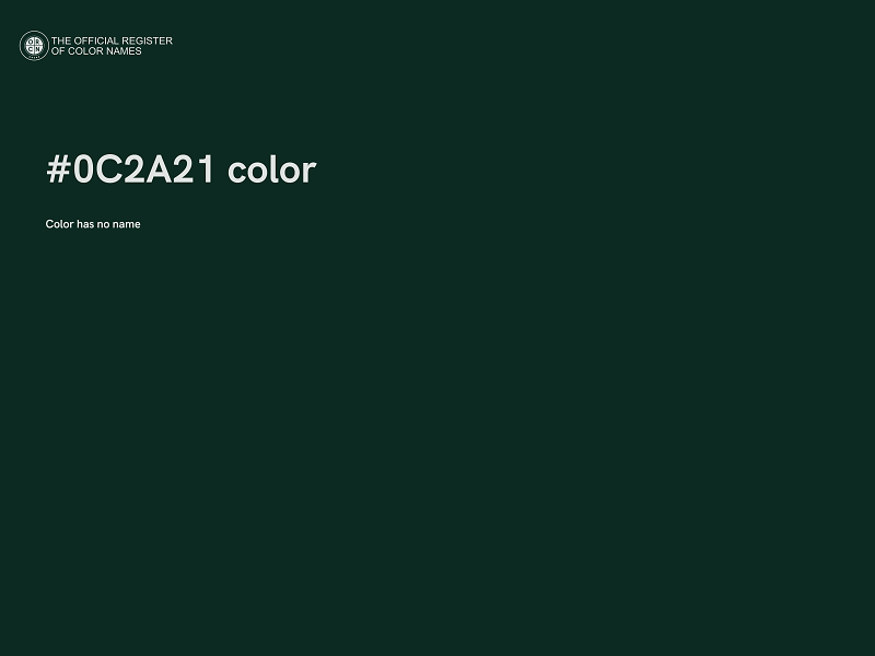 #0C2A21 color image