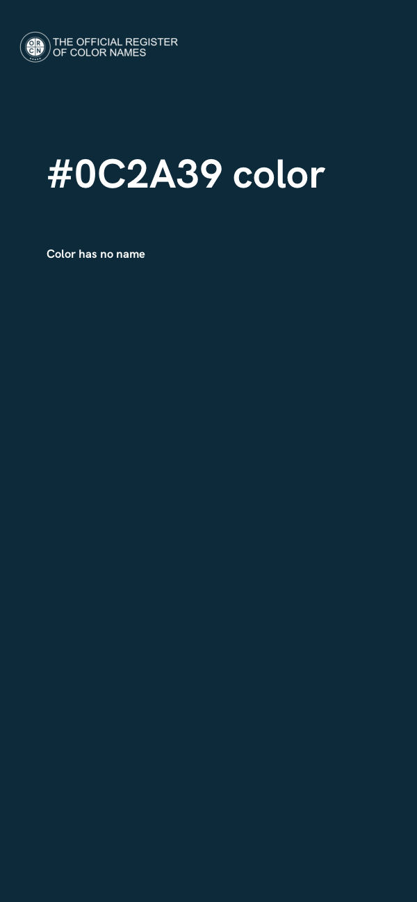 #0C2A39 color image