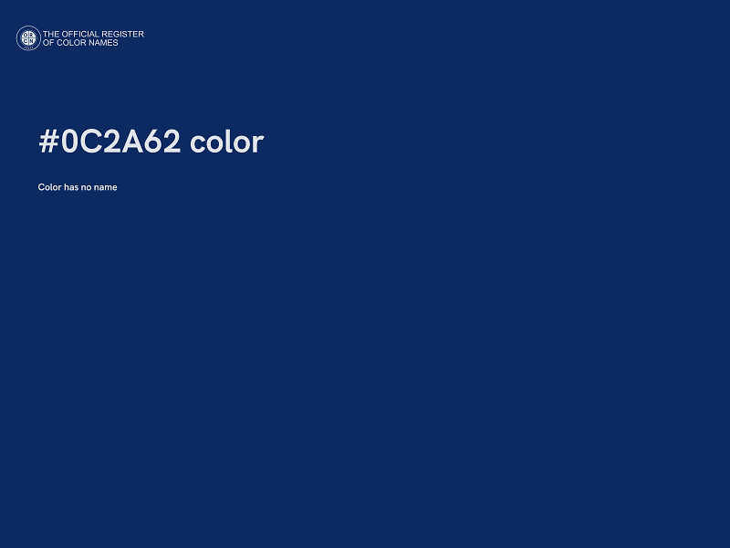 #0C2A62 color image