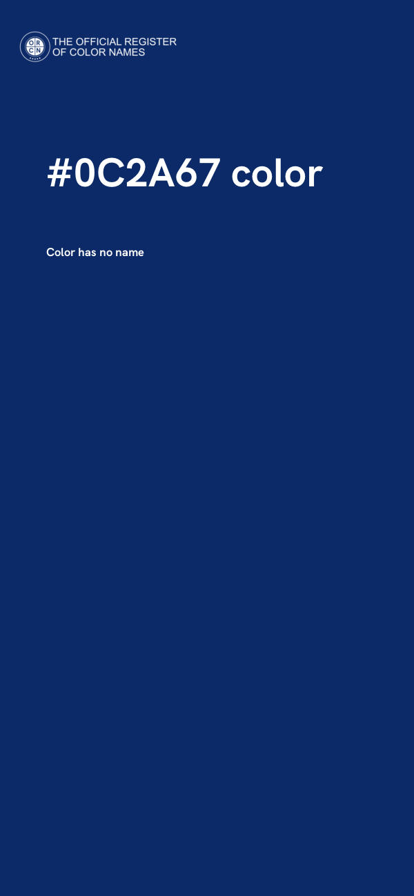 #0C2A67 color image