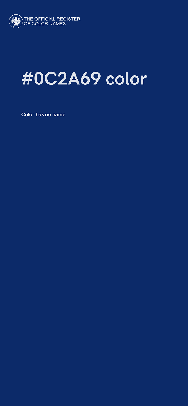 #0C2A69 color image