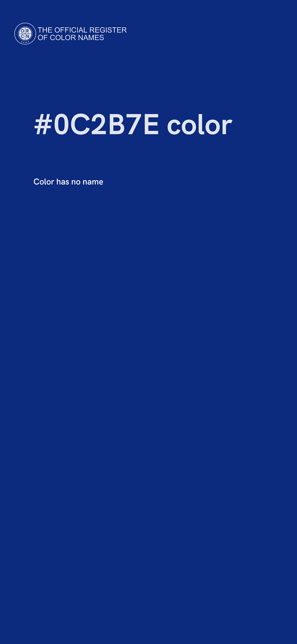 #0C2B7E color image