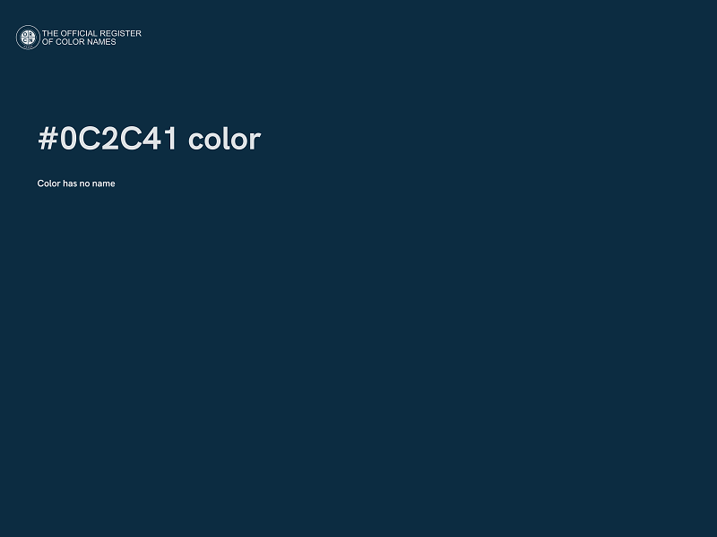 #0C2C41 color image
