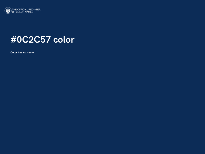 #0C2C57 color image