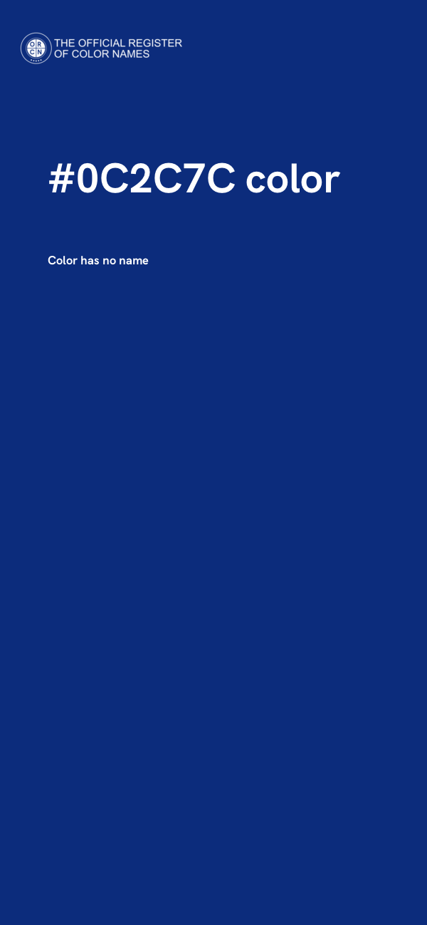 #0C2C7C color image