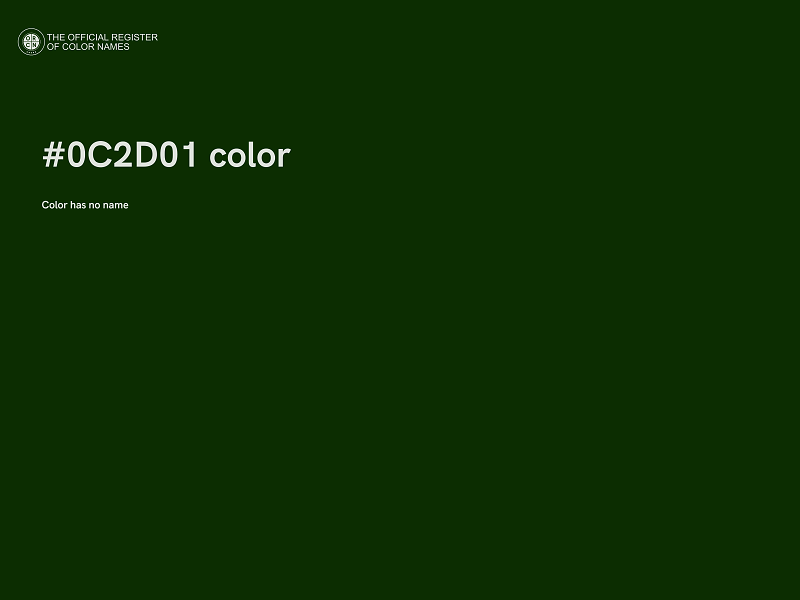 #0C2D01 color image