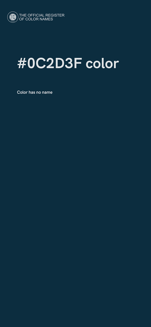 #0C2D3F color image