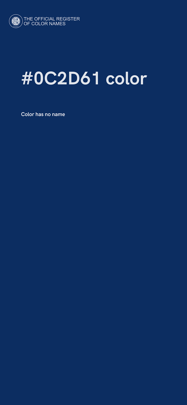#0C2D61 color image