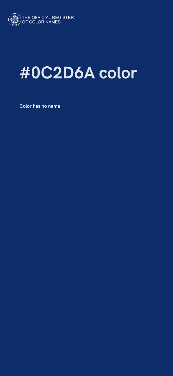 #0C2D6A color image