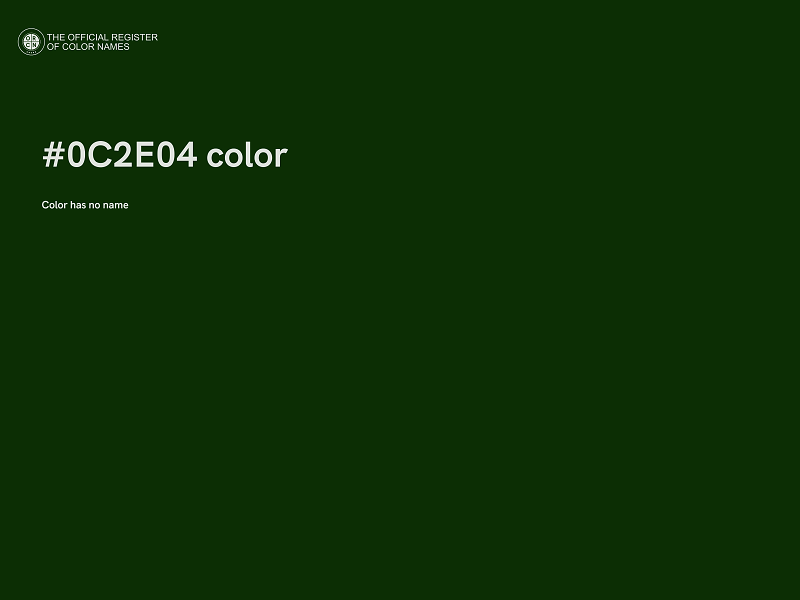 #0C2E04 color image