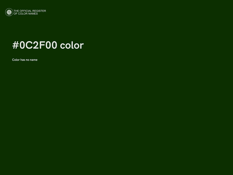 #0C2F00 color image