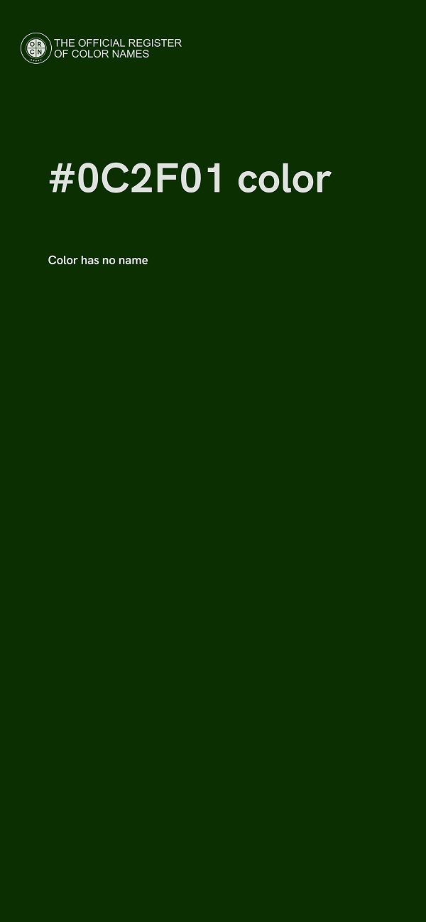 #0C2F01 color image