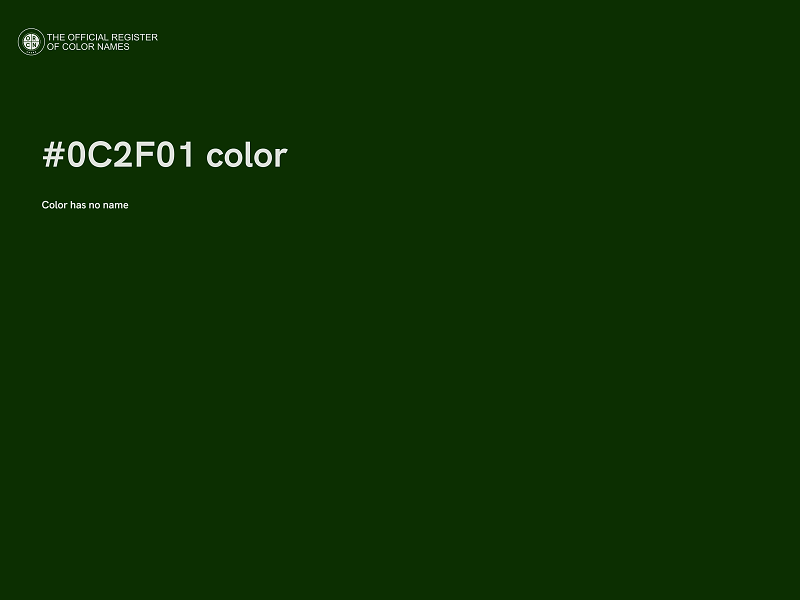 #0C2F01 color image