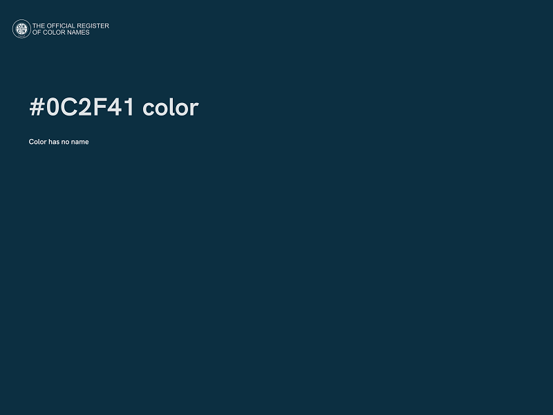 #0C2F41 color image