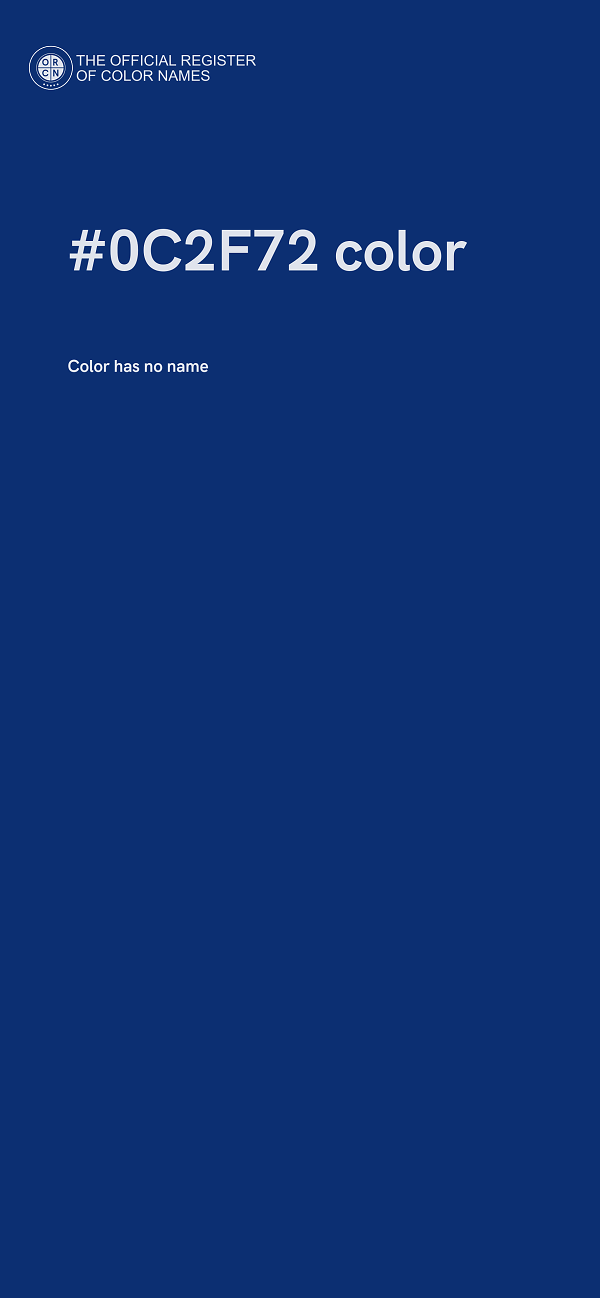 #0C2F72 color image