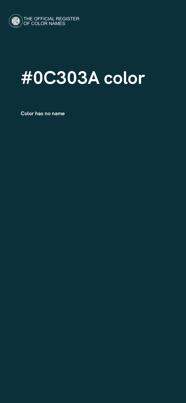 #0C303A color image