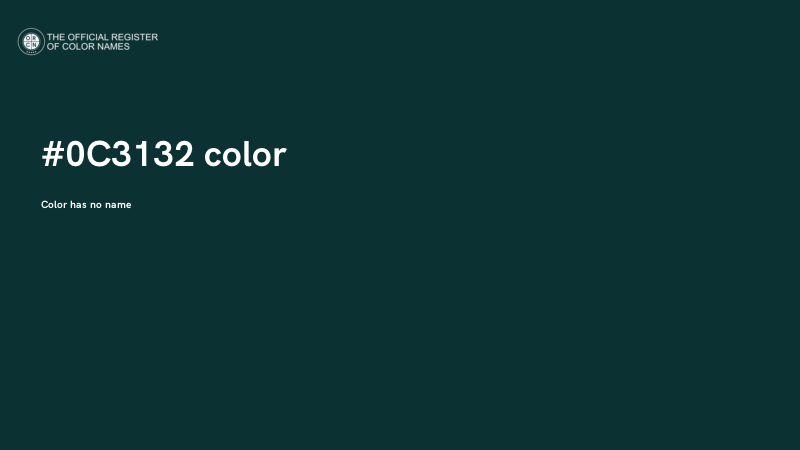 #0C3132 color image
