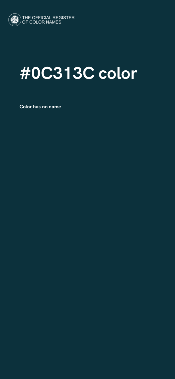 #0C313C color image