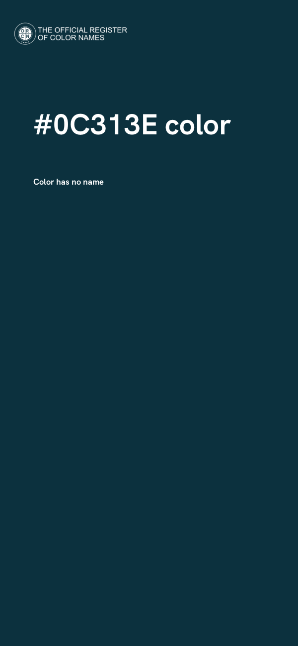 #0C313E color image