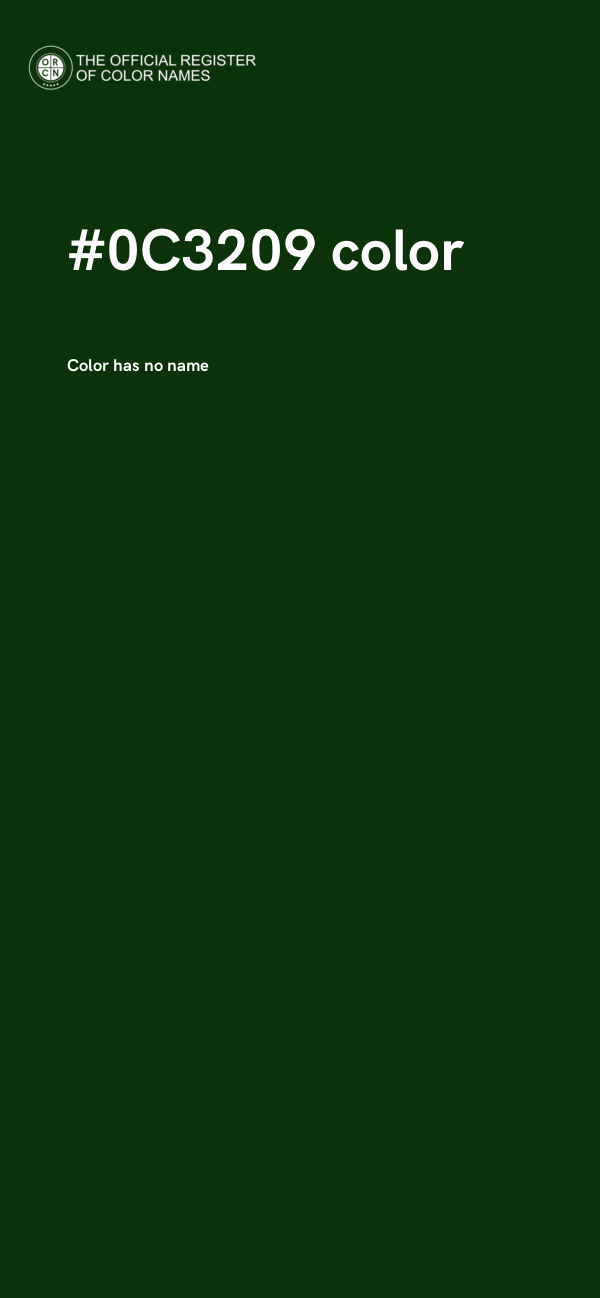 #0C3209 color image
