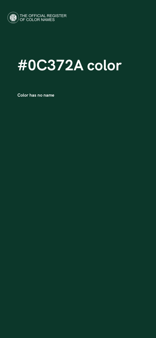 #0C372A color image