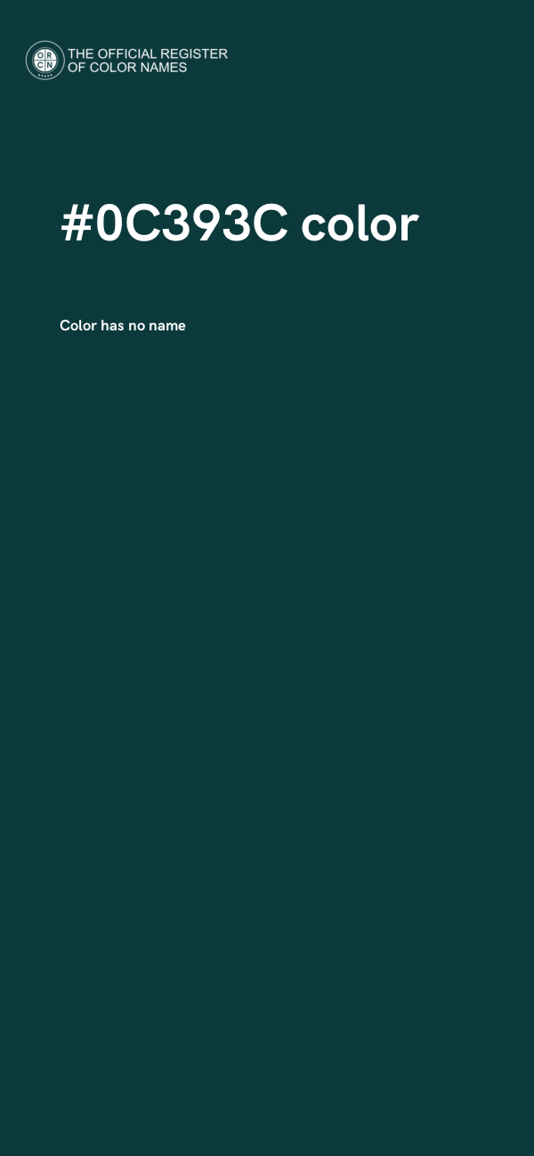 #0C393C color image