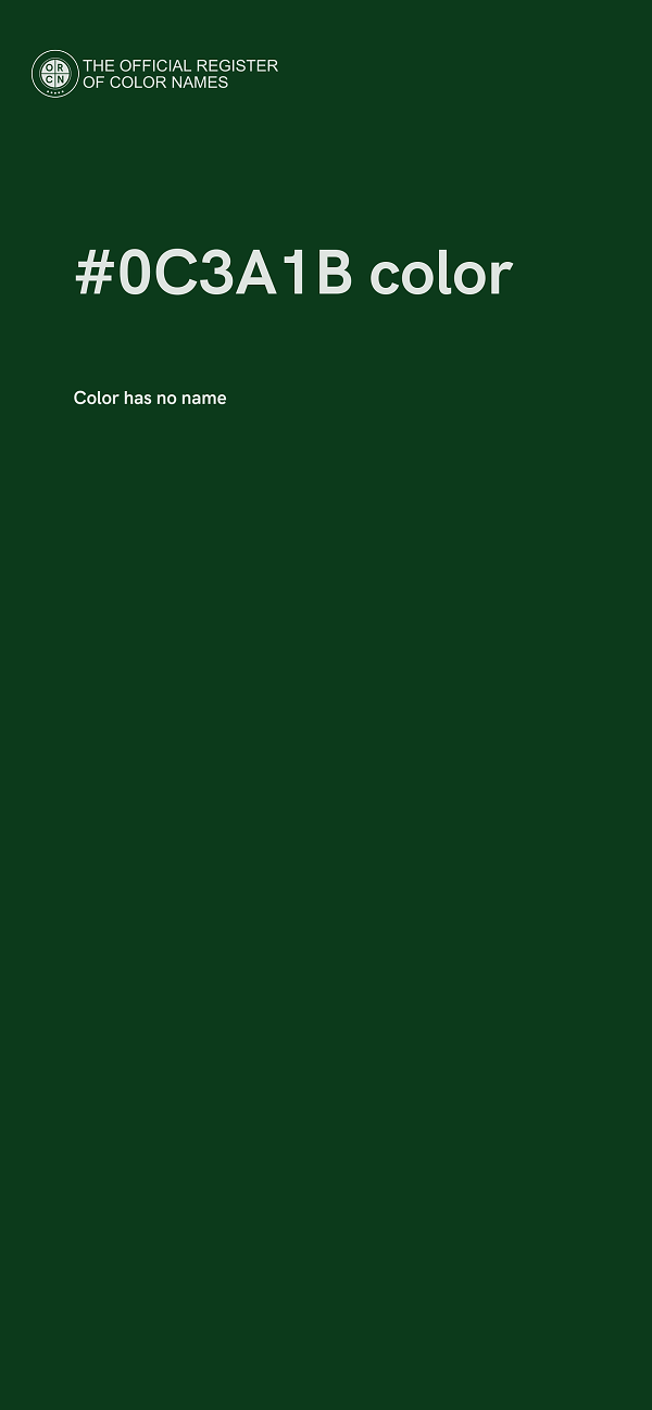 #0C3A1B color image