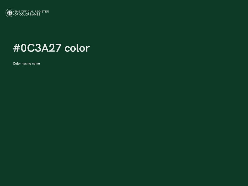 #0C3A27 color image