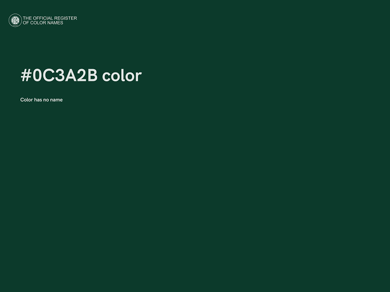 #0C3A2B color image